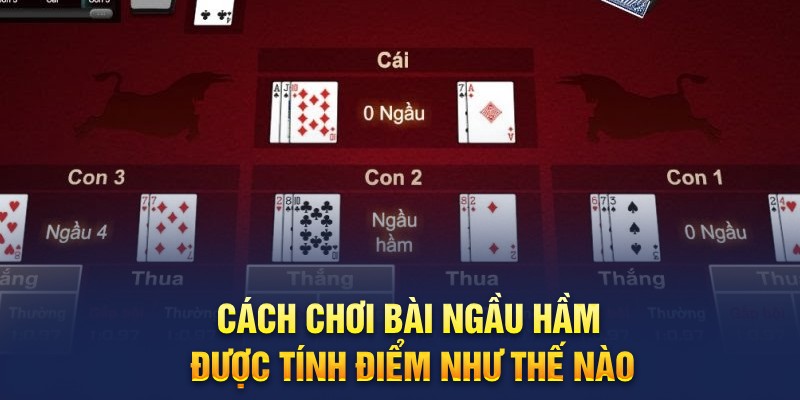 Cách chơi bài Ngầu Hầm được tính điểm như thế nào