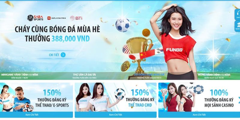 Ứng dụng Fun88 chính là sự có mặt của nhiều phần thưởng hấp dẫn.