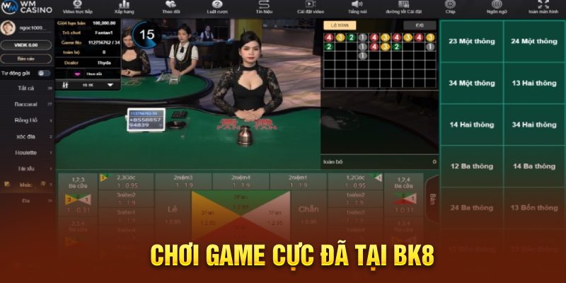 Chơi game cực đã tại BK8